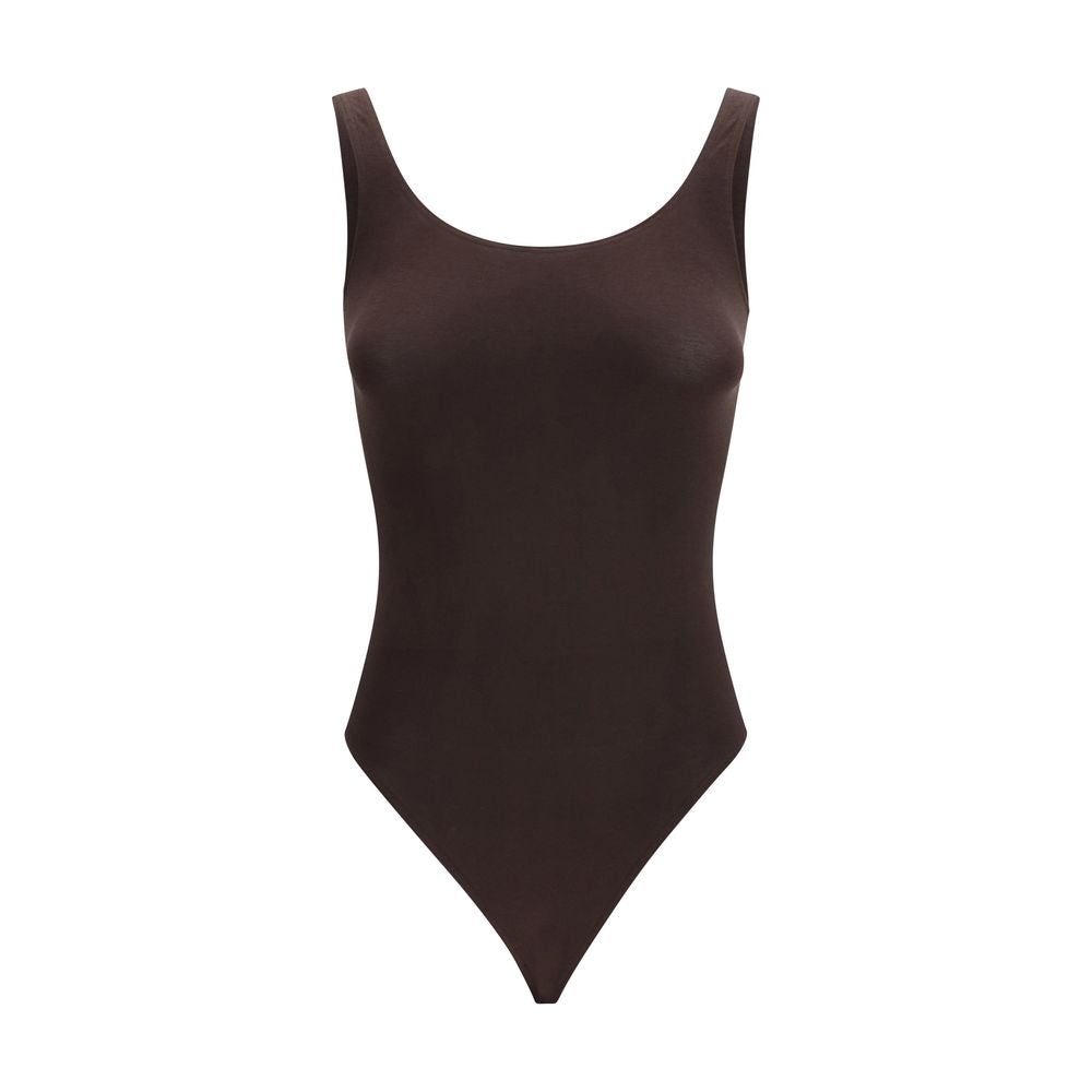 Wolford Brown Cotton Women's Bodysuit