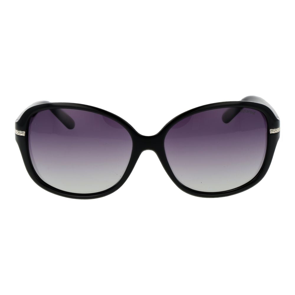 Polaroid Black Plastic Women's Sunglasses