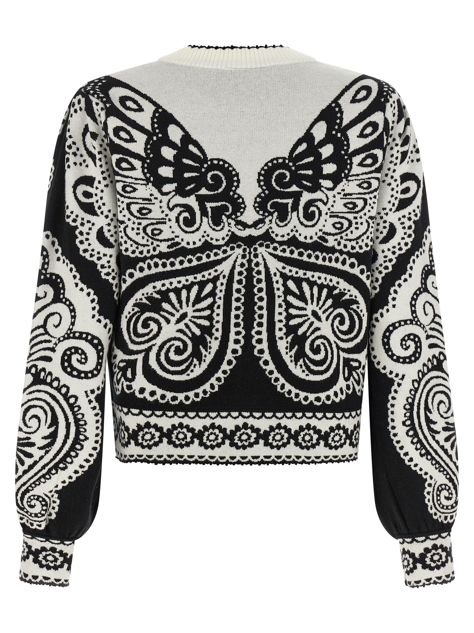 FARM RIO Bicolor Polyester Women's Cardigan