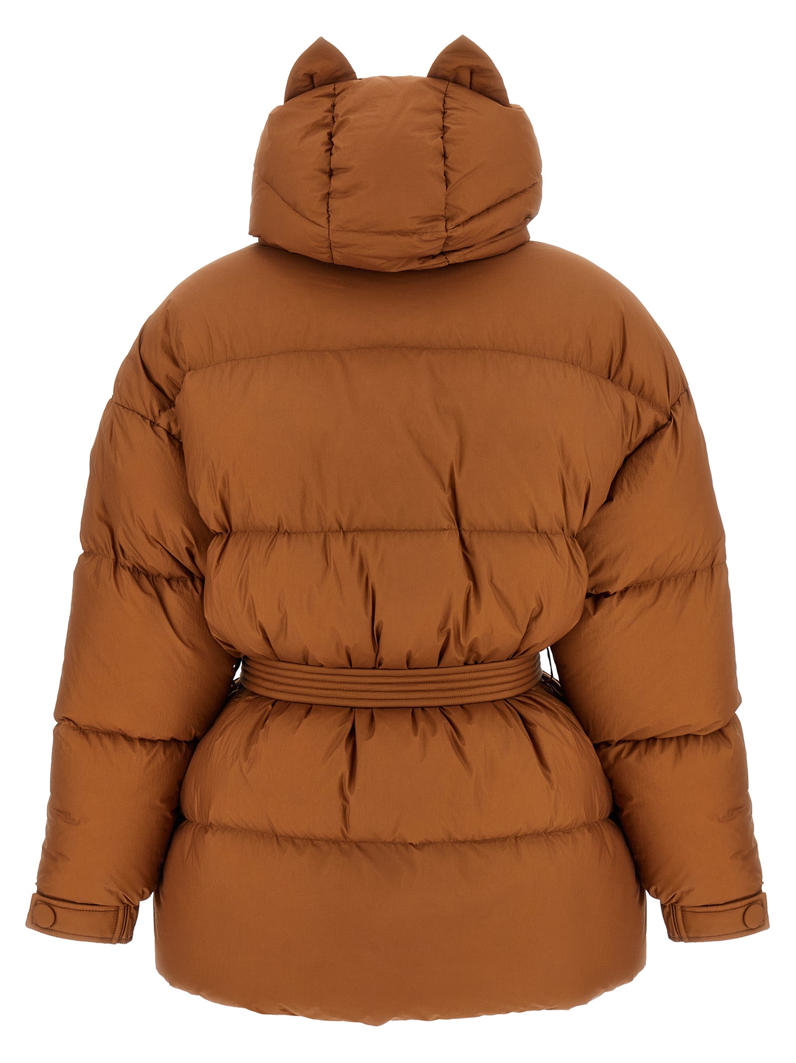 IENKI IENKI Brown Nylon Full-Length Women's Jacket