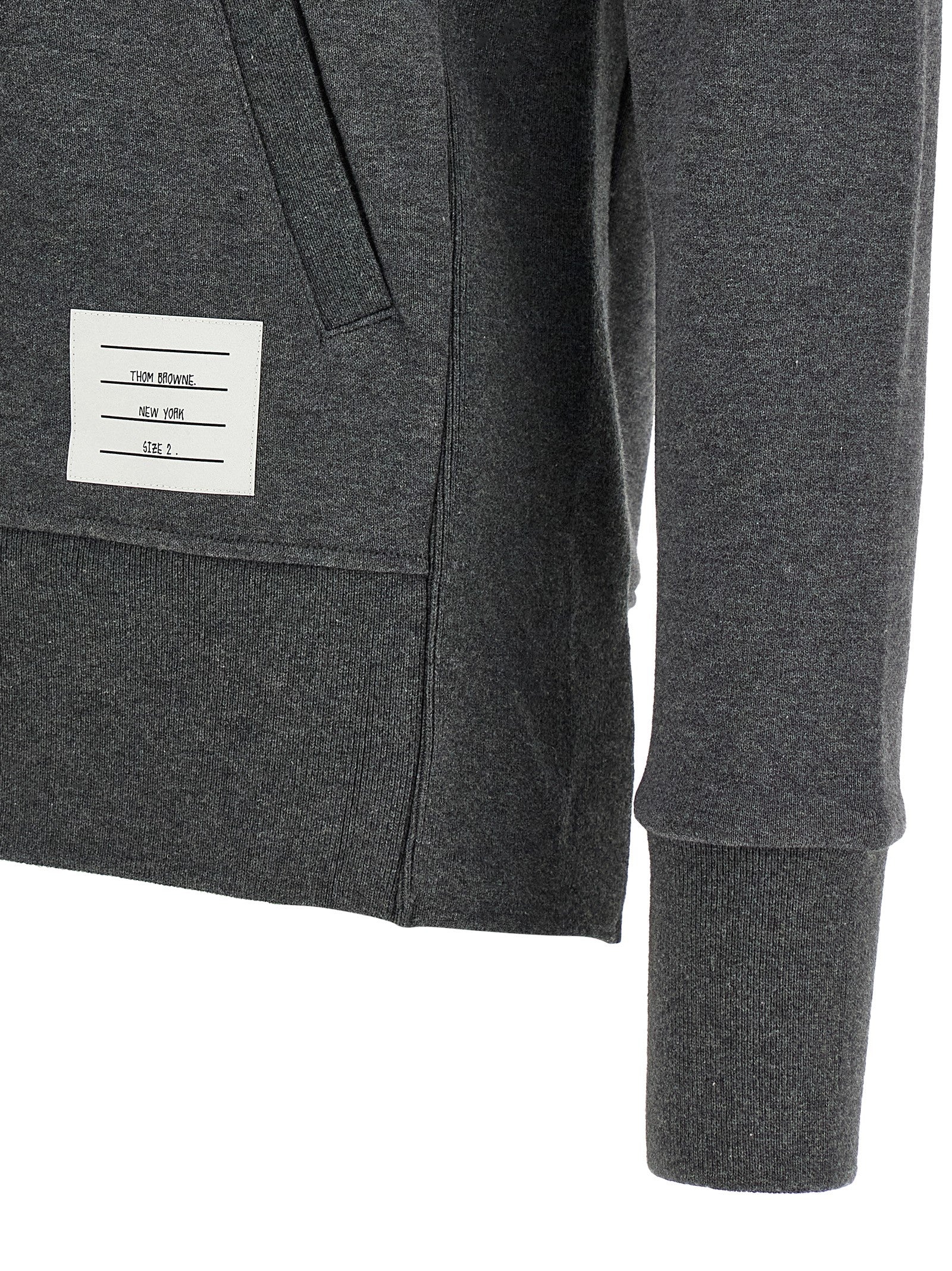 Thom Browne Gray Cotton Men's Sweatshirt