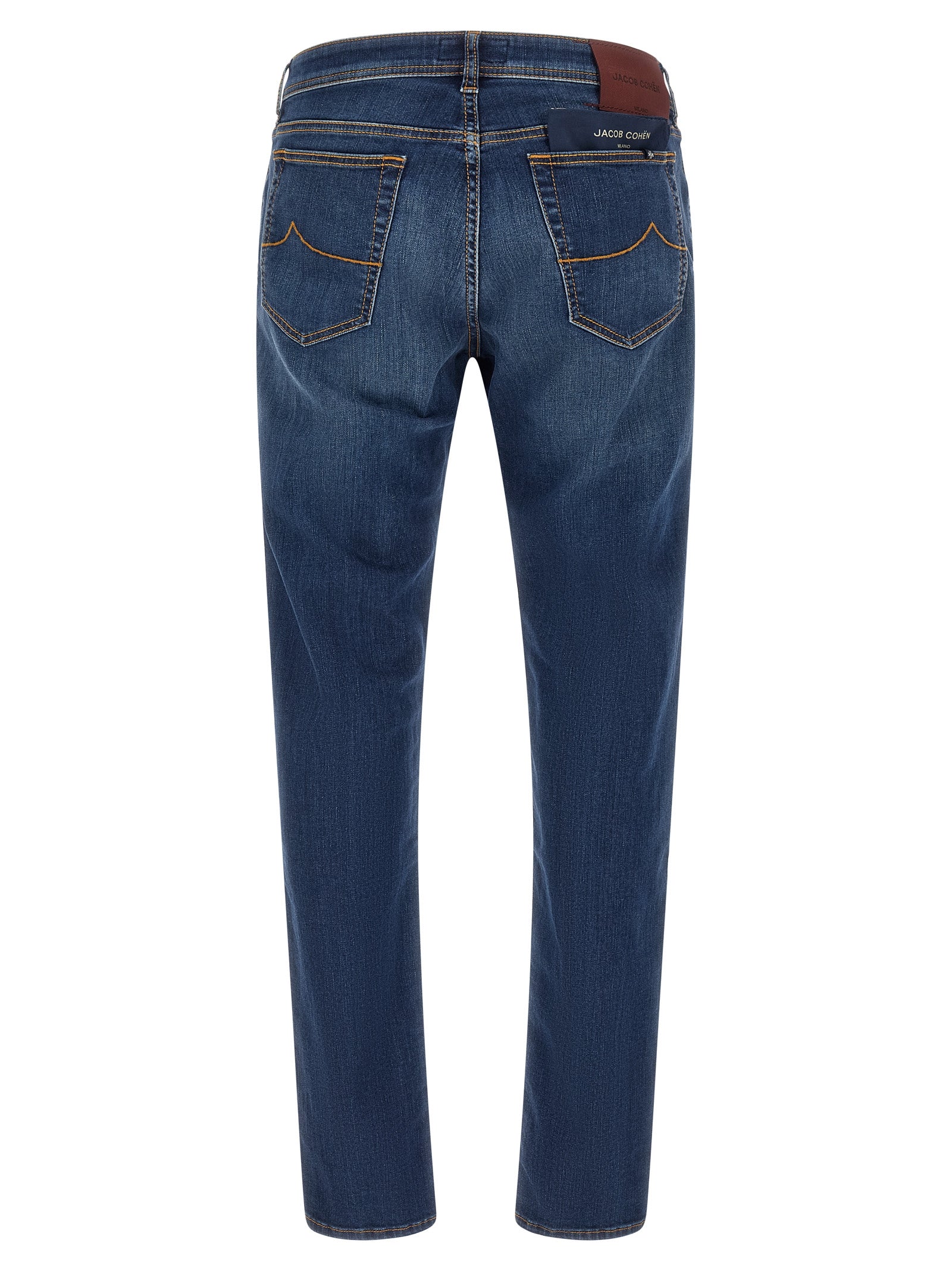 Jacob Cohen Blue Cotton Straight-Leg Men's Jeans