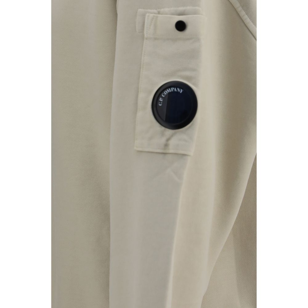 C.P. Company Beige Cotton Men's Sweatshirt