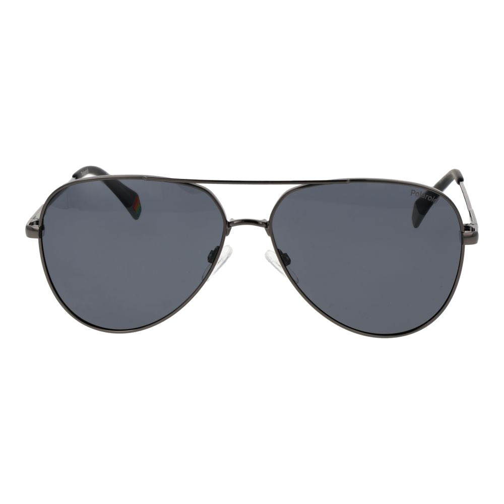 Polaroid Gray Metal  Sunglasses
