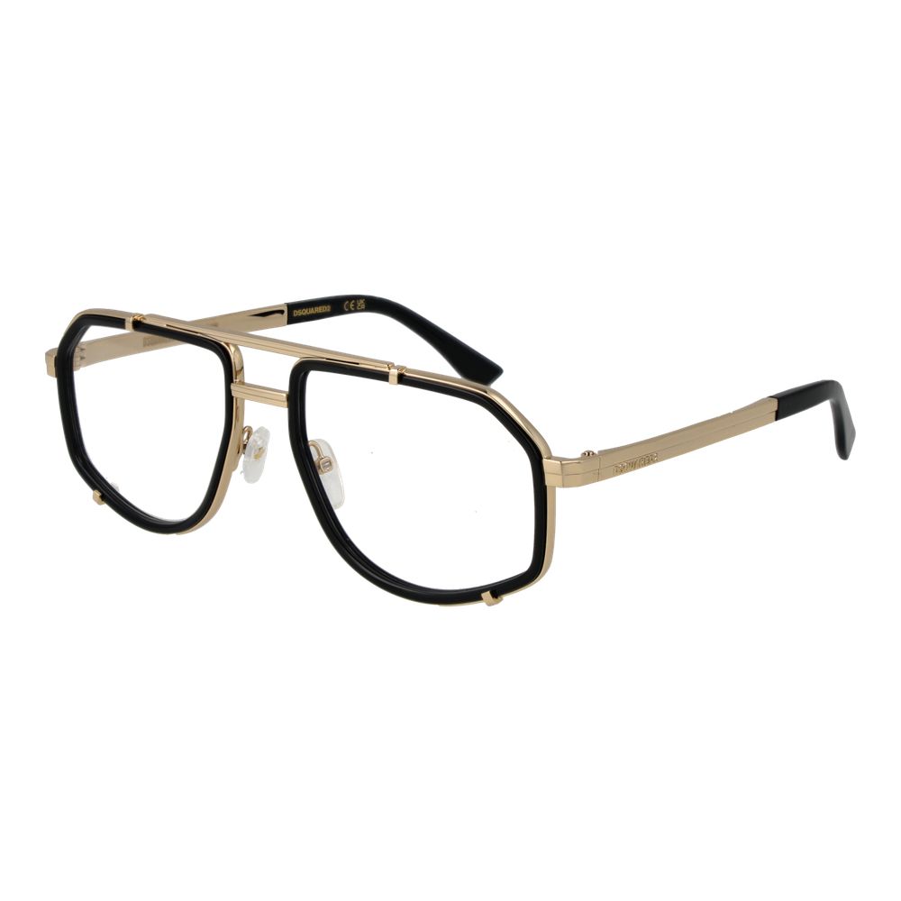 Dsquared² Black Metal Glasses Men's (Frames)