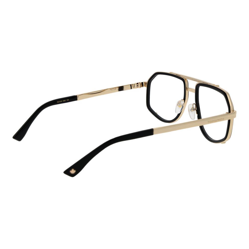 Dsquared² Black Metal Glasses Men's (Frames)