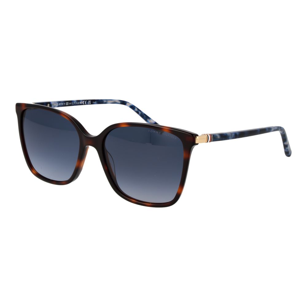 Tommy Hilfiger Brown Acetate Women's Sunglasses