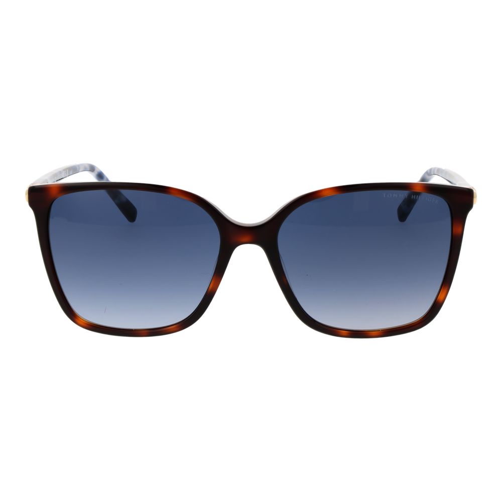 Tommy Hilfiger Brown Acetate Women's Sunglasses