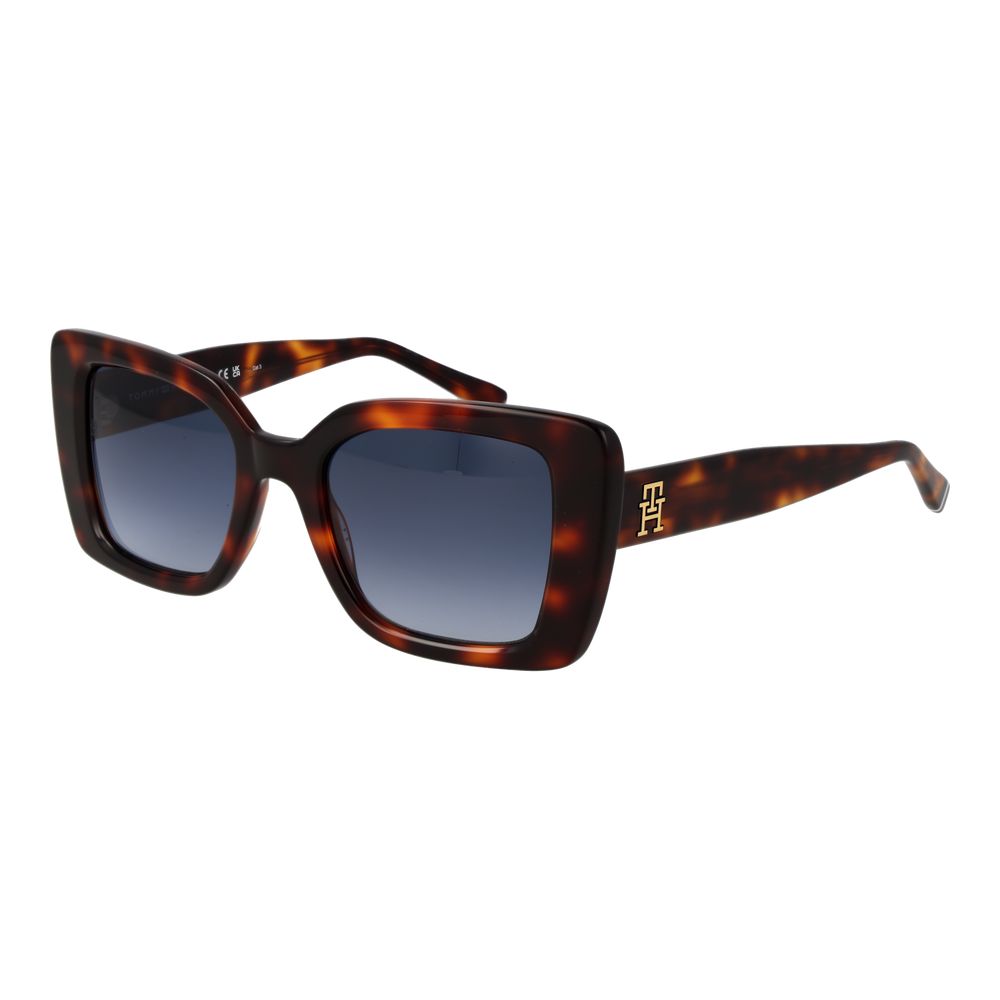 Tommy Hilfiger Brown Acetate Women's Sunglasses