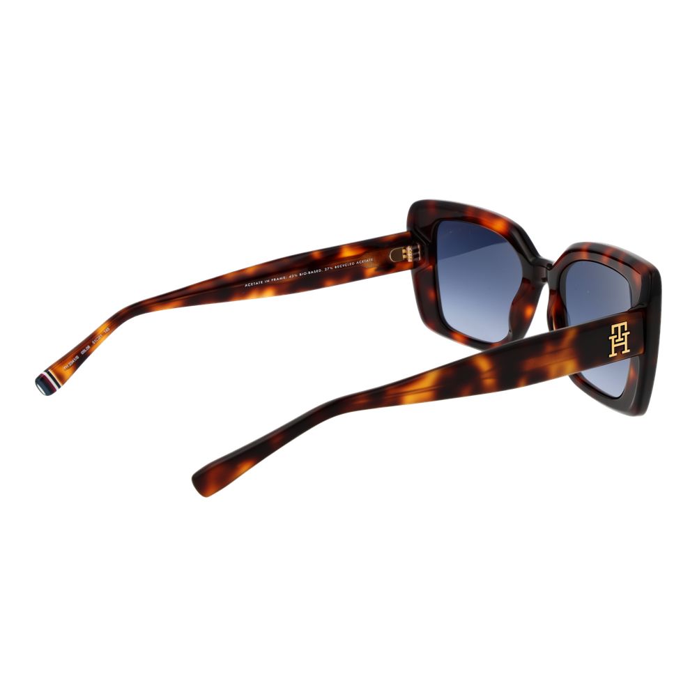 Tommy Hilfiger Brown Acetate Women's Sunglasses