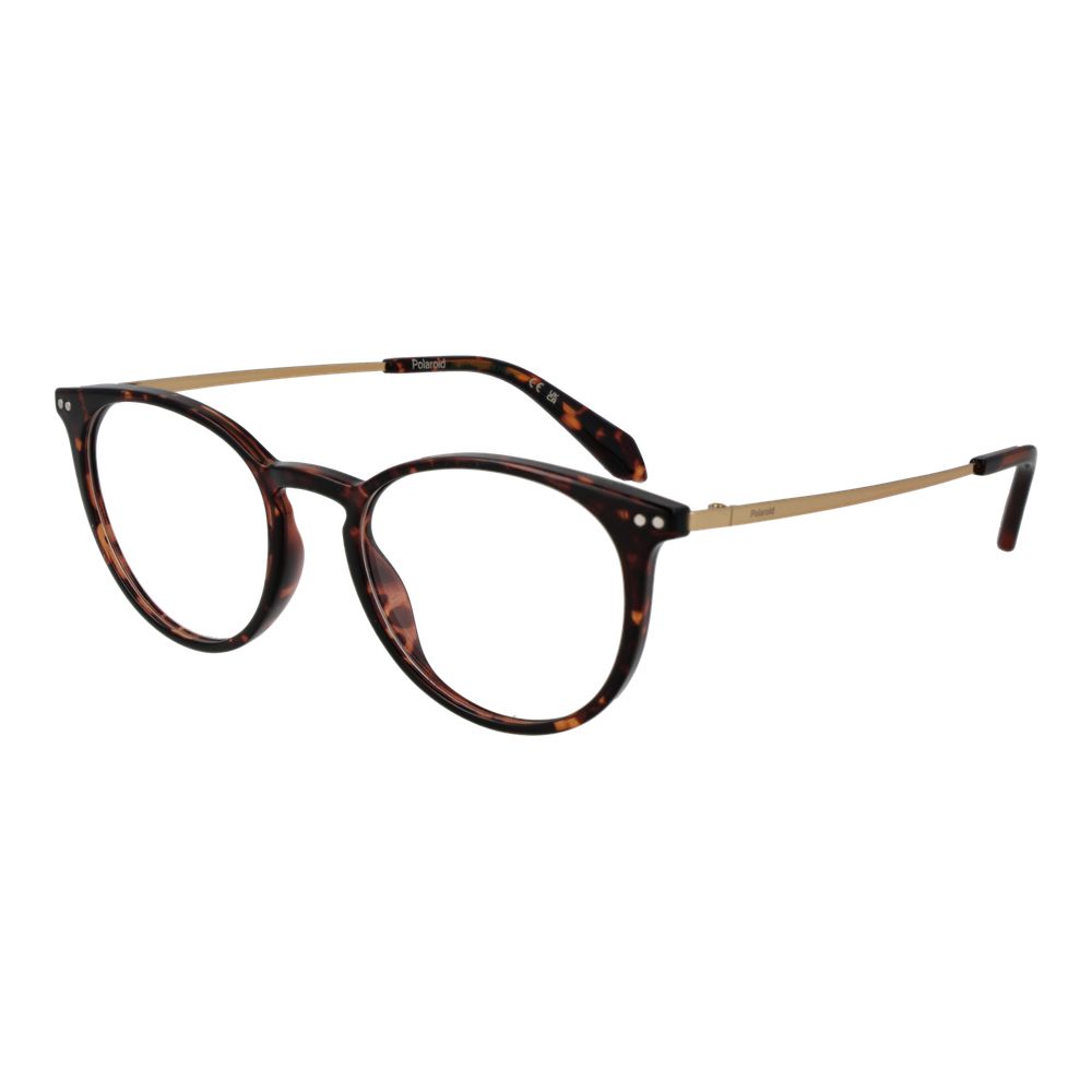 Polaroid Brown Titanium Glasses  (Frames)