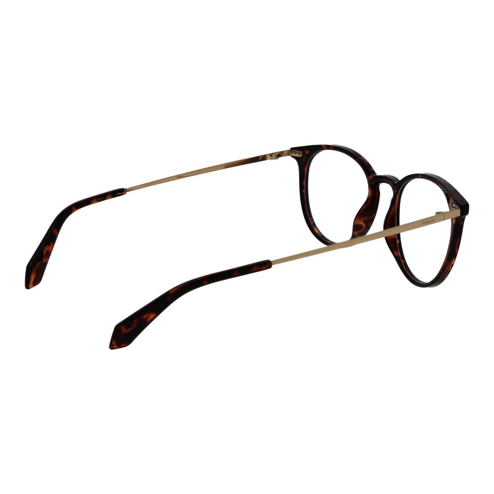 Polaroid Brown Titanium Glasses  (Frames)