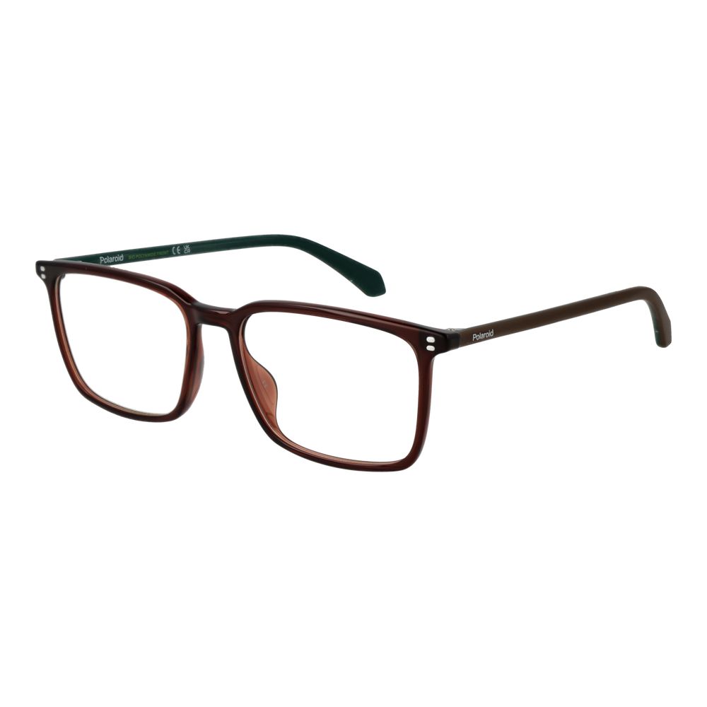 Polaroid Brown Polyamide Glasses Men's (Frames)
