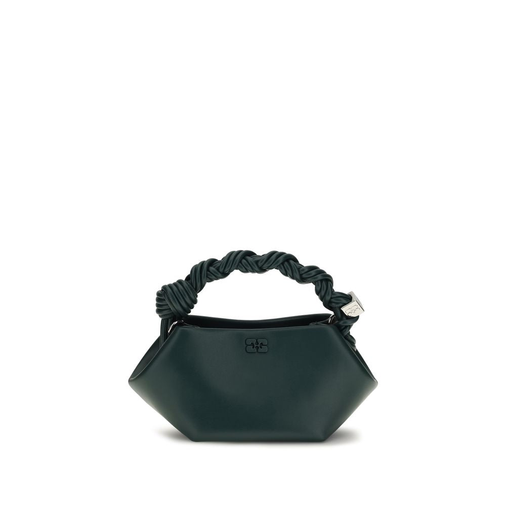 Ganni Bicolor Recycled Leather Shoulder Women's Bag