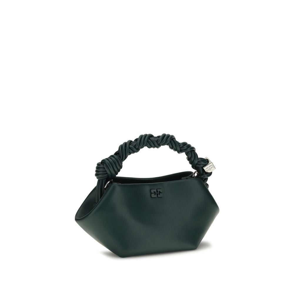 Ganni Bicolor Recycled Leather Shoulder Women's Bag