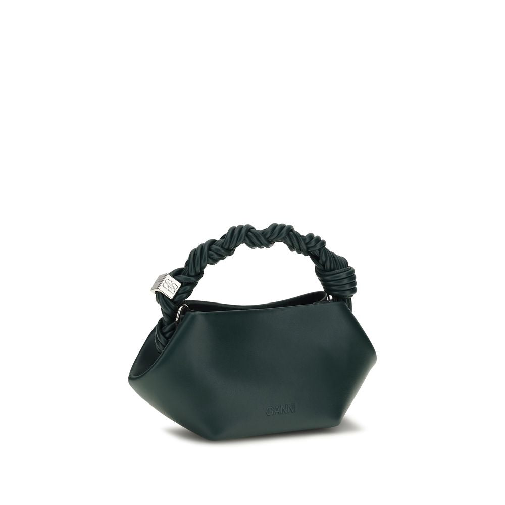 Ganni Bicolor Recycled Leather Shoulder Women's Bag