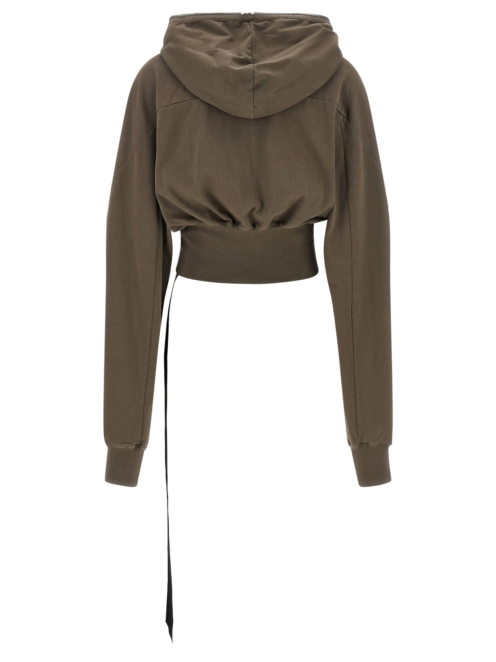DRKSHDW Gray Cotton Women's Hoodie