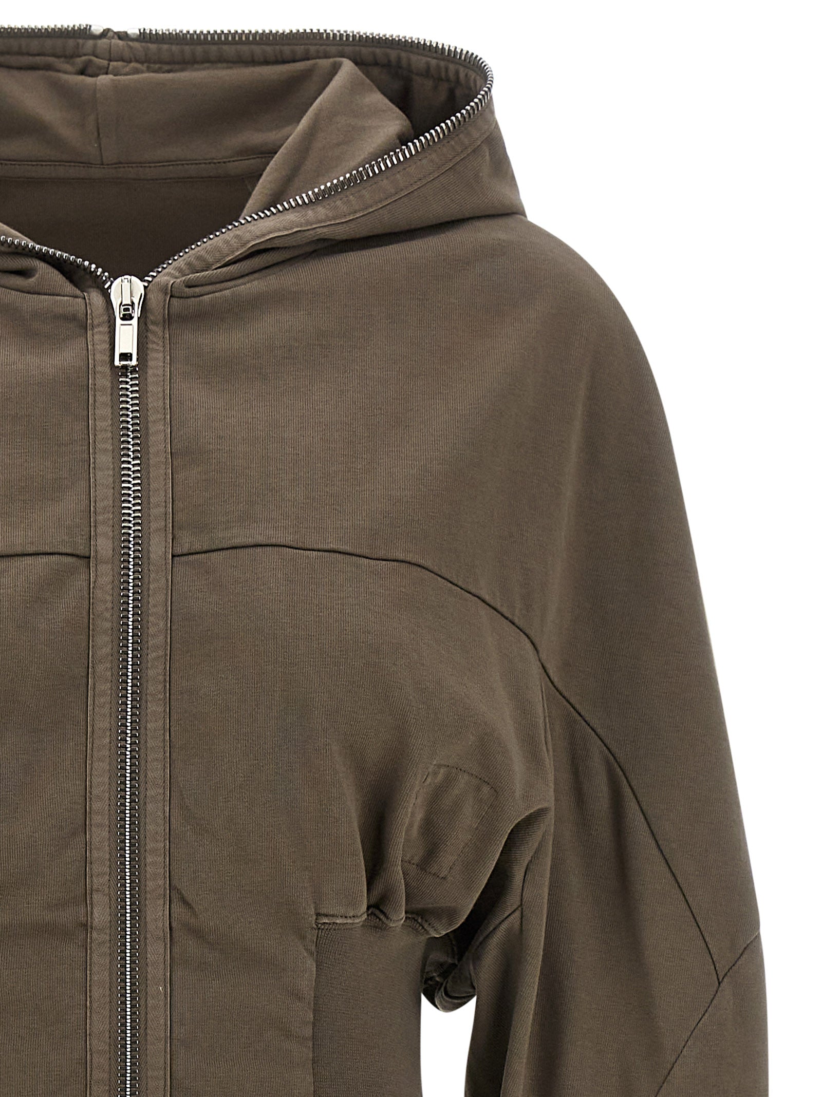 DRKSHDW Gray Cotton Women's Hoodie