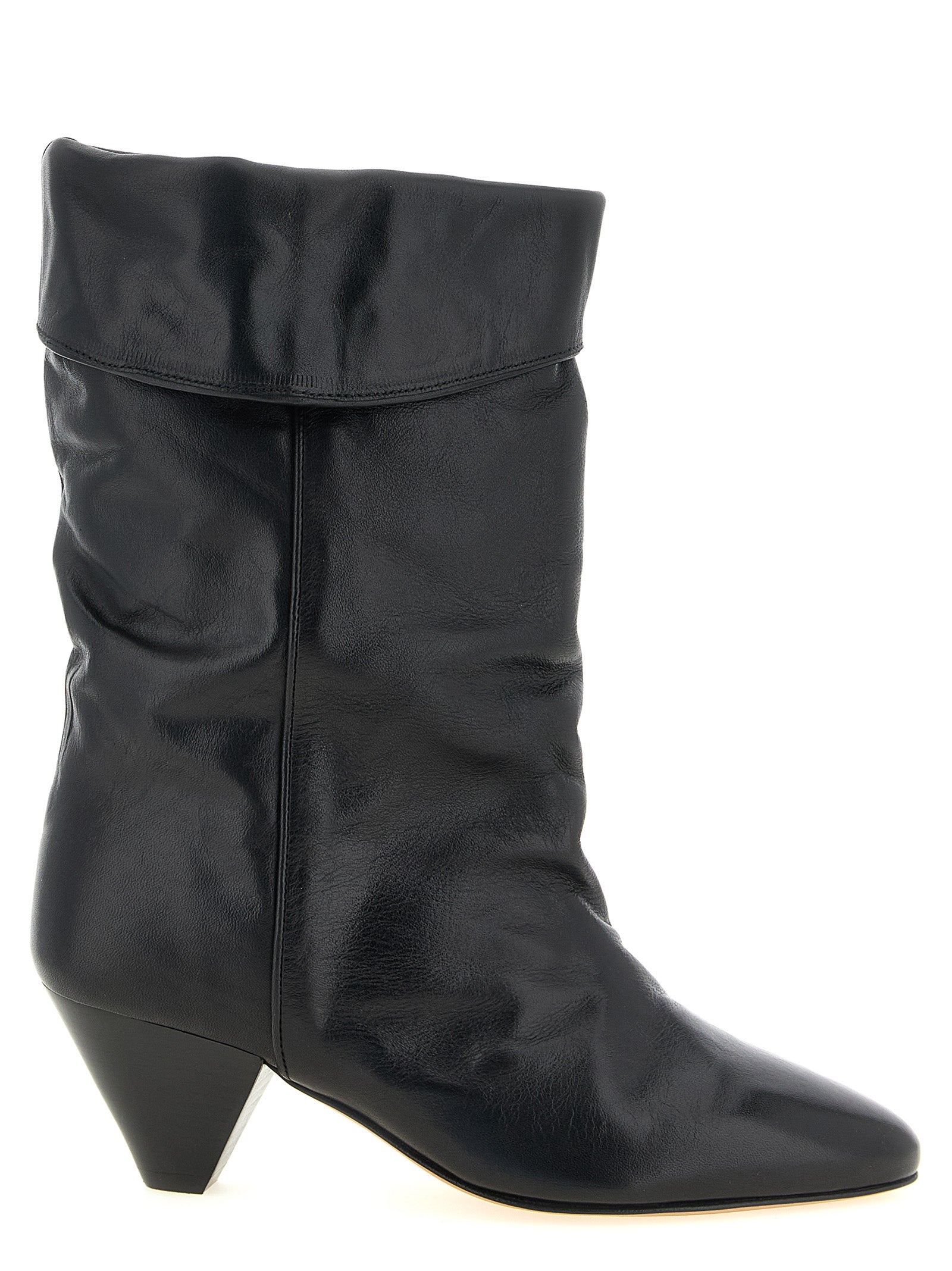 Isabel Marant Black Cowhide Ankle Women's Boots