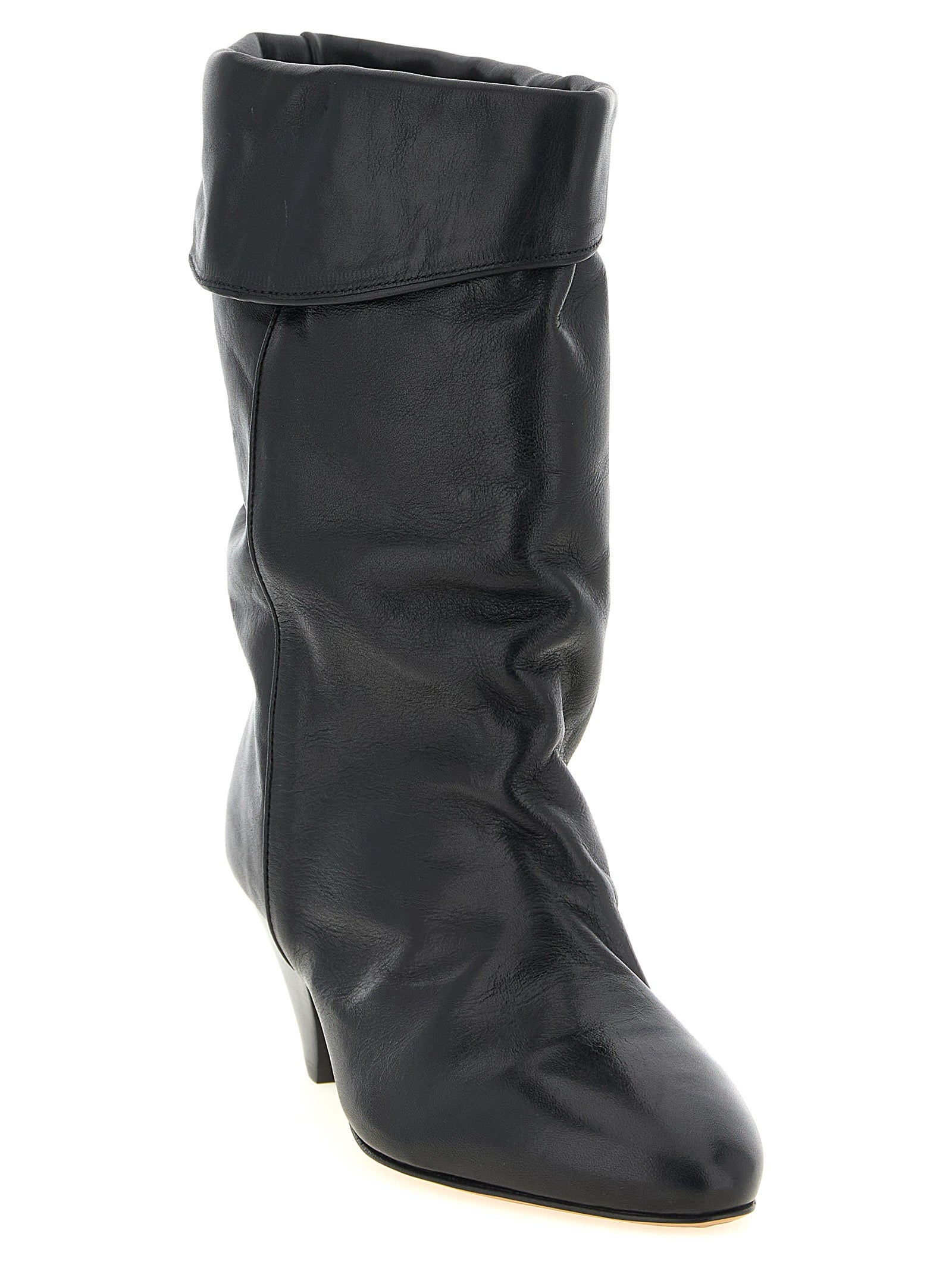 Isabel Marant Black Cowhide Ankle Women's Boots