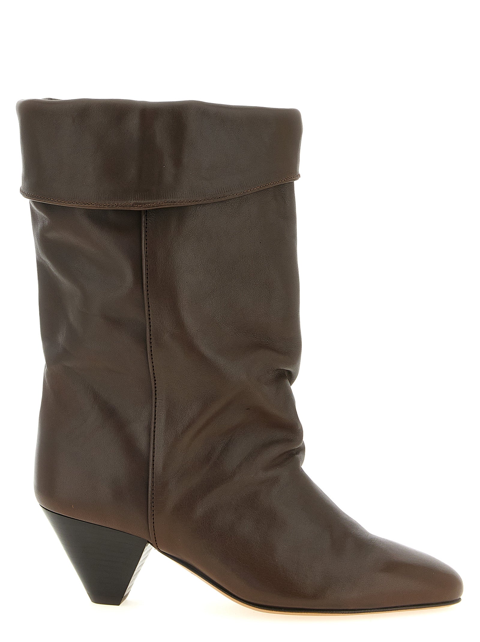 Isabel Marant Brown Cowhide Ankle Women's Boots