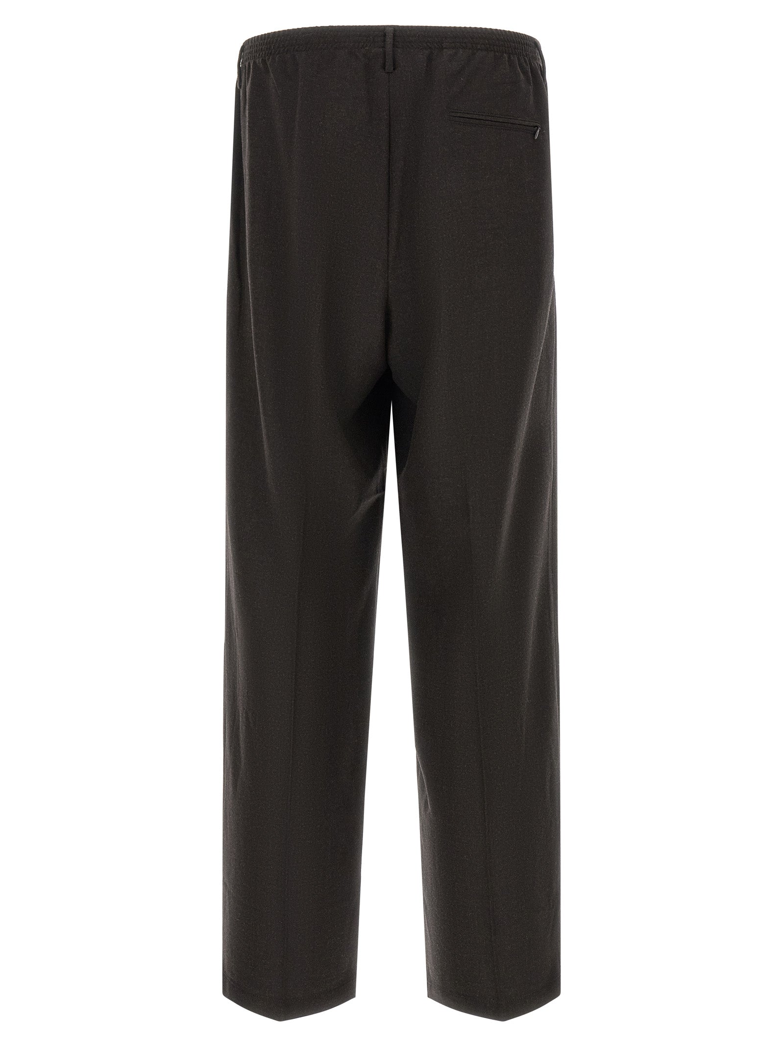 CELLAR DOOR Brown Virgin Wool Dress Men's Pants