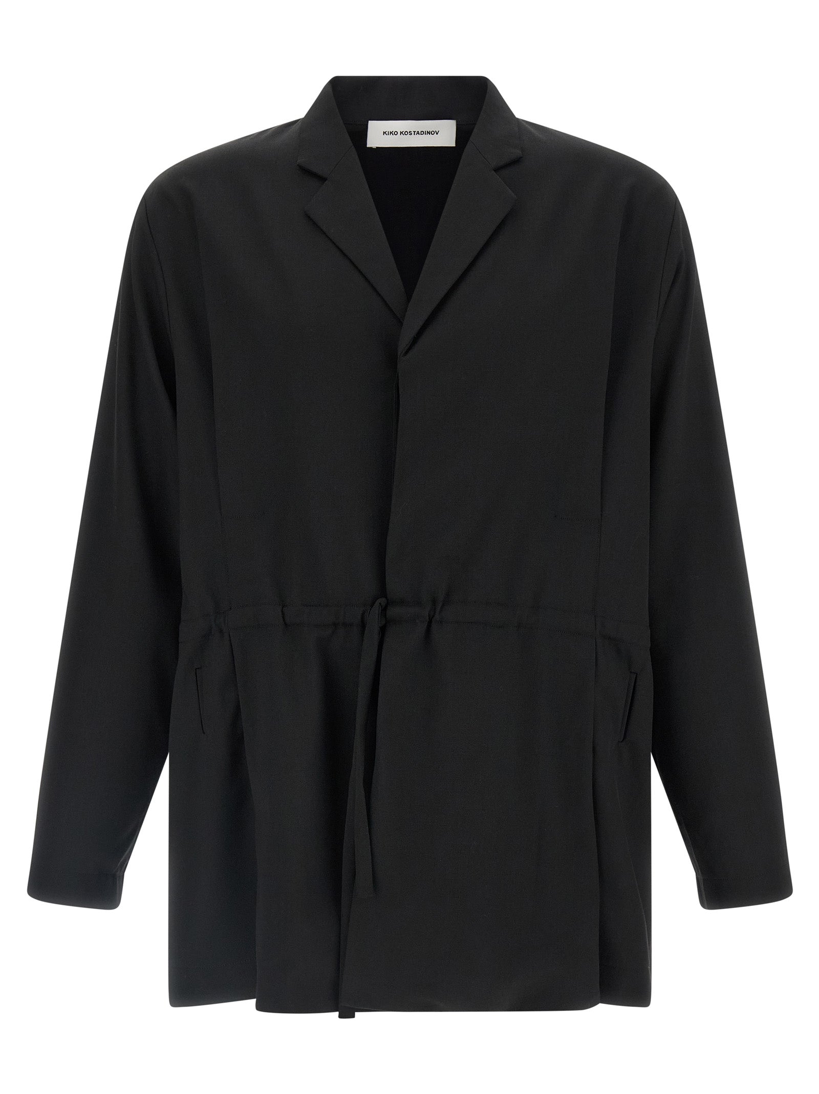 Kiko Kostadinov Black Virgin Wool Men's Blazer