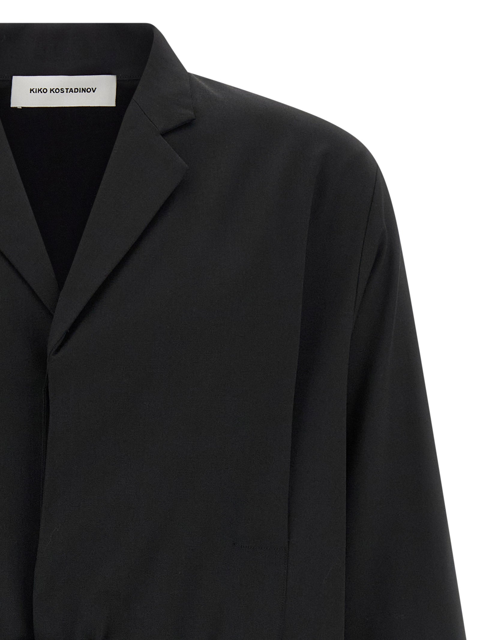 Kiko Kostadinov Black Virgin Wool Men's Blazer