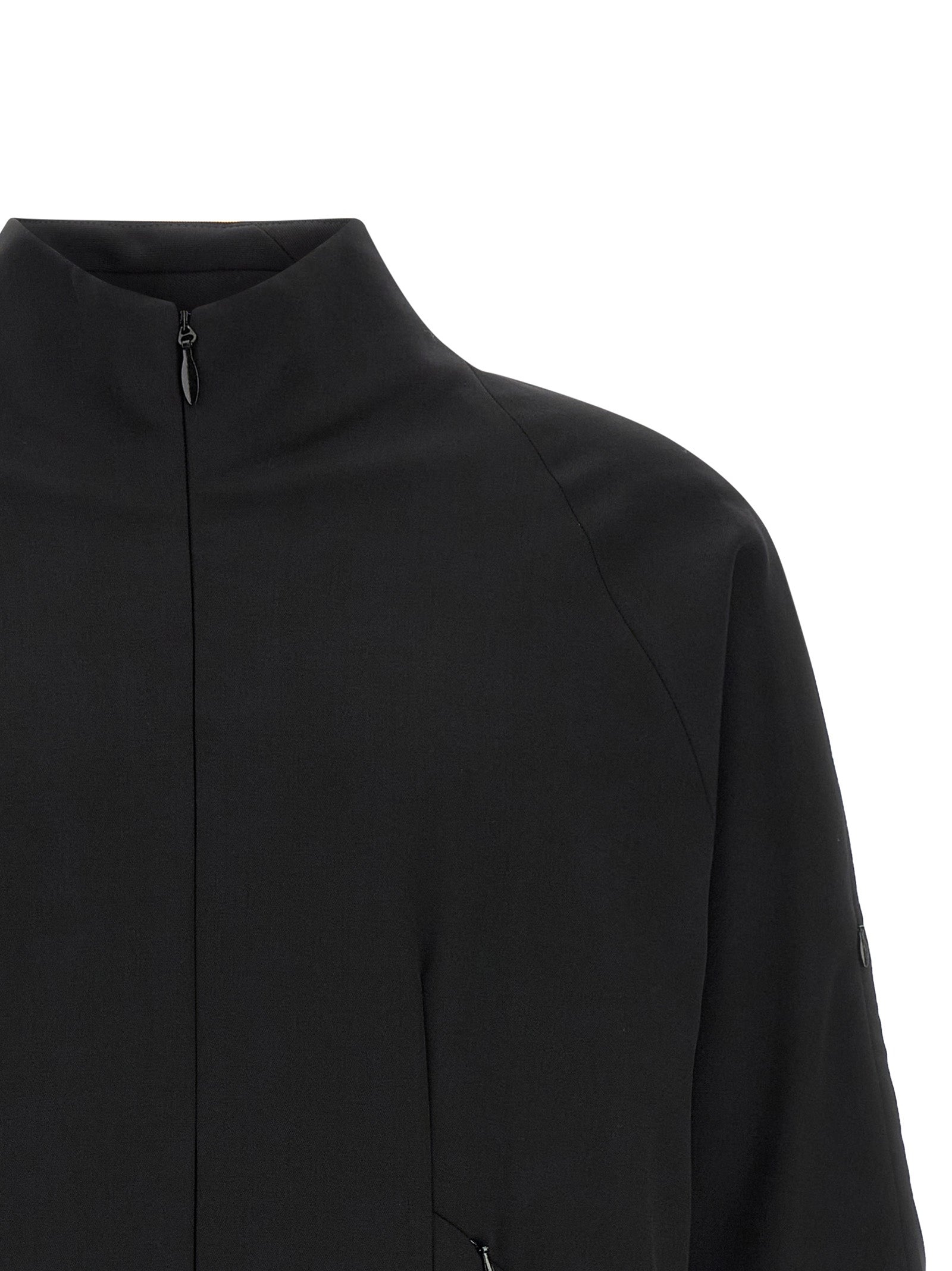 Kiko Kostadinov Black Virgin Wool Full-Length Men's Jacket
