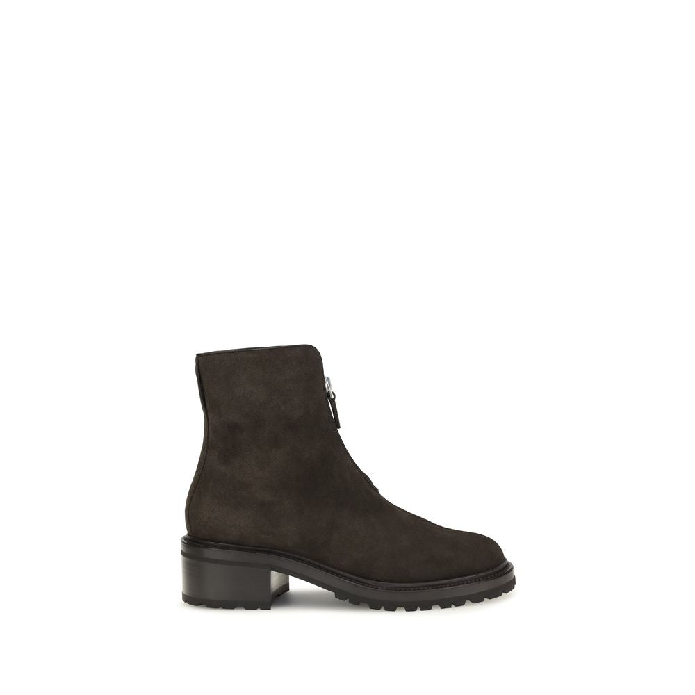 The Row Brown Suede Leather Ankle Women's Boots