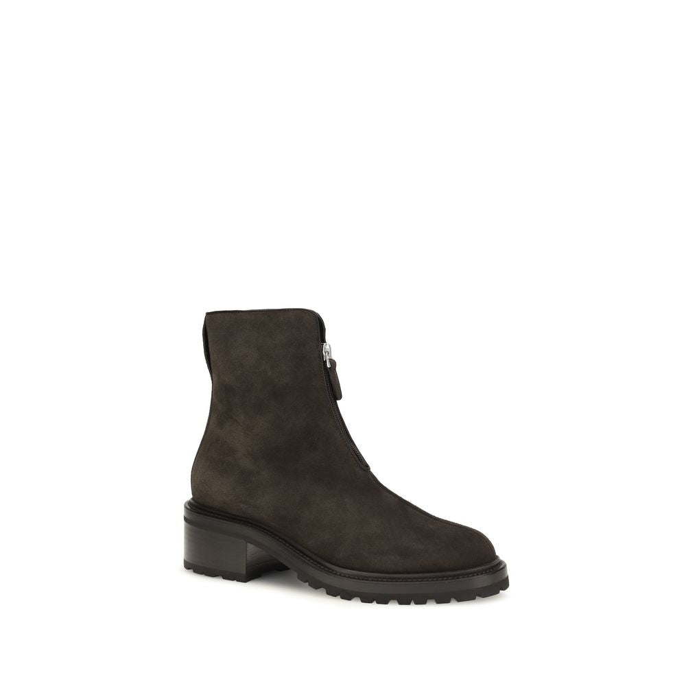 The Row Brown Suede Leather Ankle Women's Boots