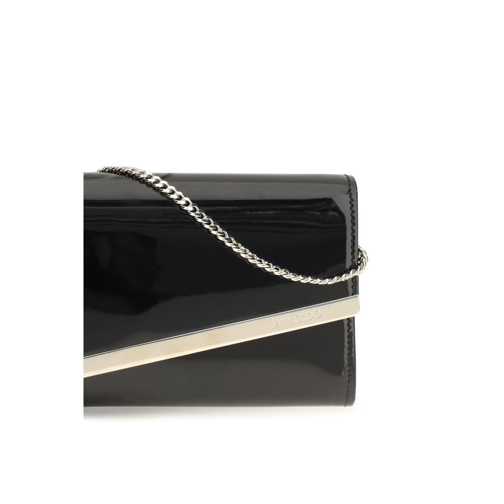 Jimmy Choo Black Calf Leather Bos Taurus Women's Wallet