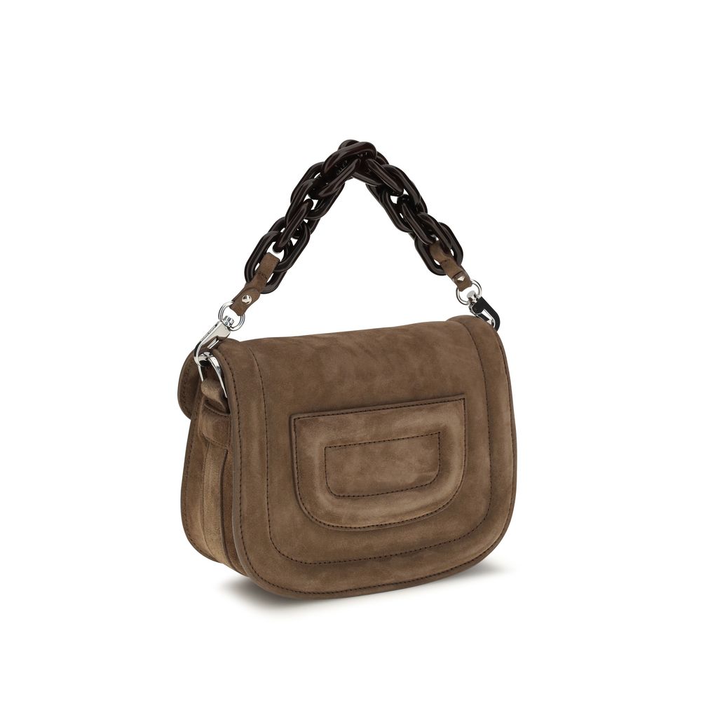 Pierre Hardy Brown Goatskin Shoulder Women's Bag
