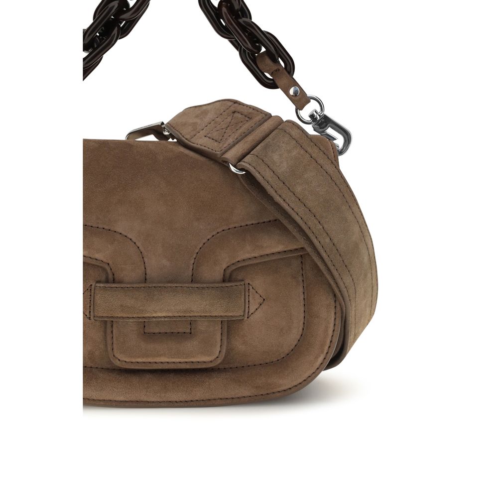 Pierre Hardy Brown Goatskin Shoulder Women's Bag