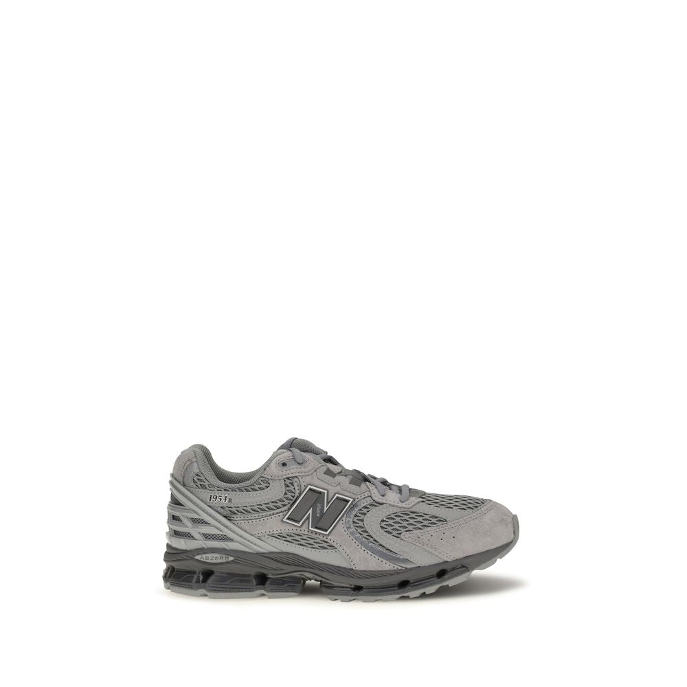 New Balance Gray Fabric Athletic Men's Sneakers
