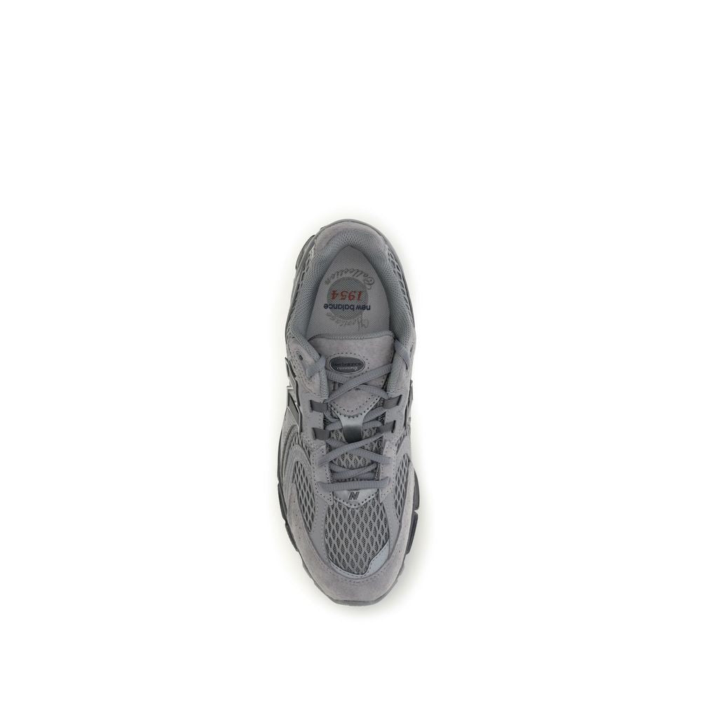New Balance Gray Fabric Athletic Men's Sneakers