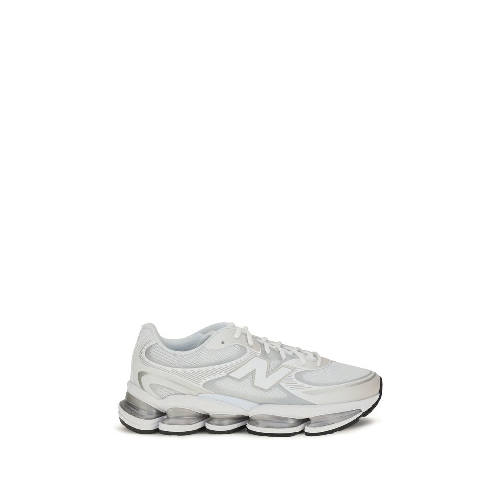 New Balance White Polyamide Athletic Men's Sneakers