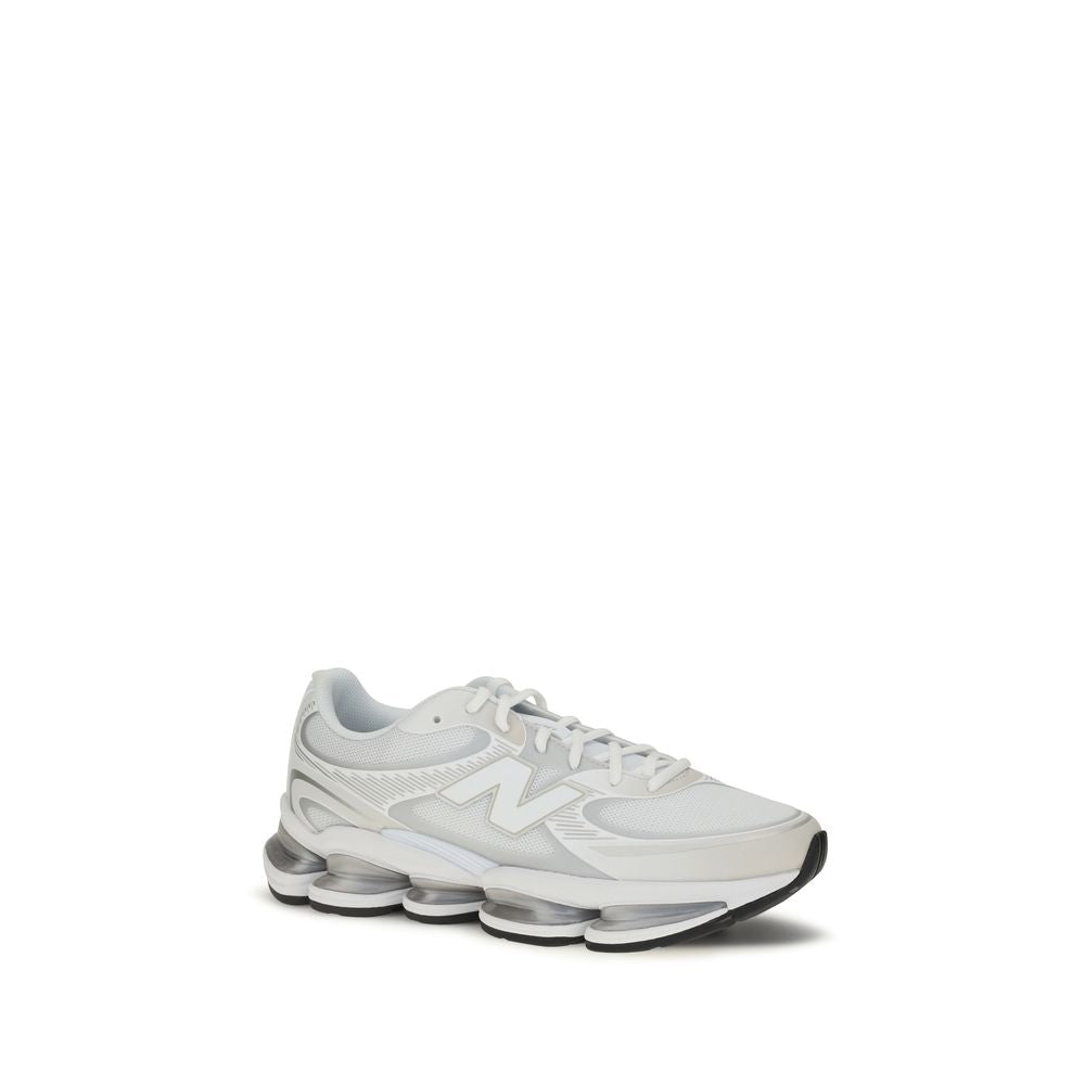 New Balance White Polyamide Athletic Men's Sneakers