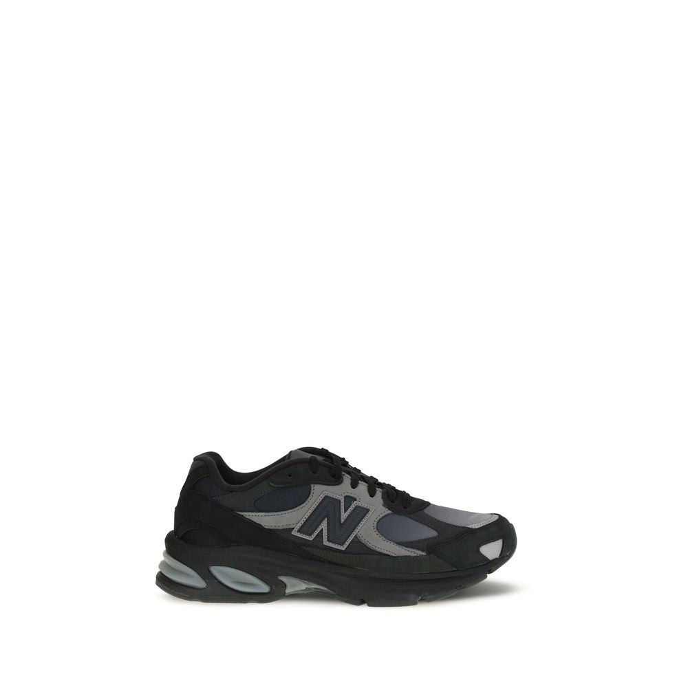 New Balance Black Polyamide Athletic Men's Sneakers