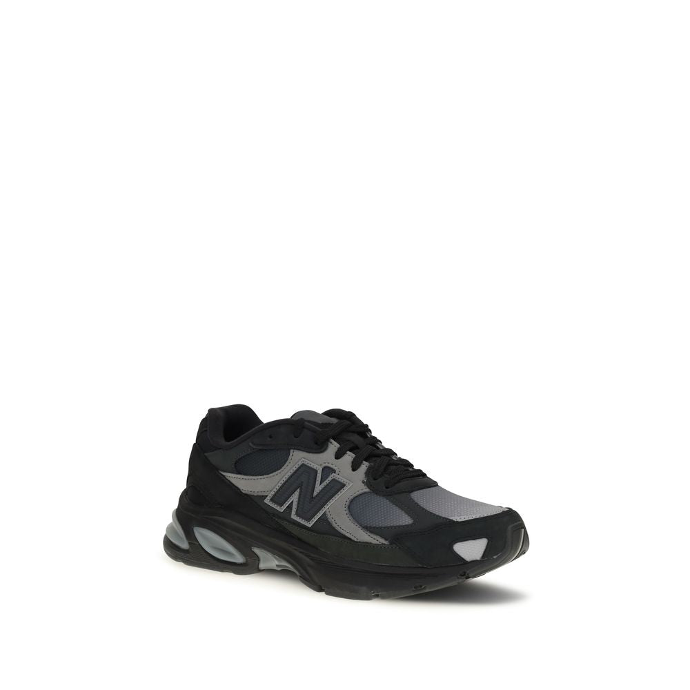 New Balance Black Polyamide Athletic Men's Sneakers