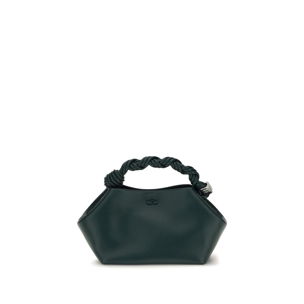 Ganni Bicolor Recycled Leather Shoulder Women's Bag