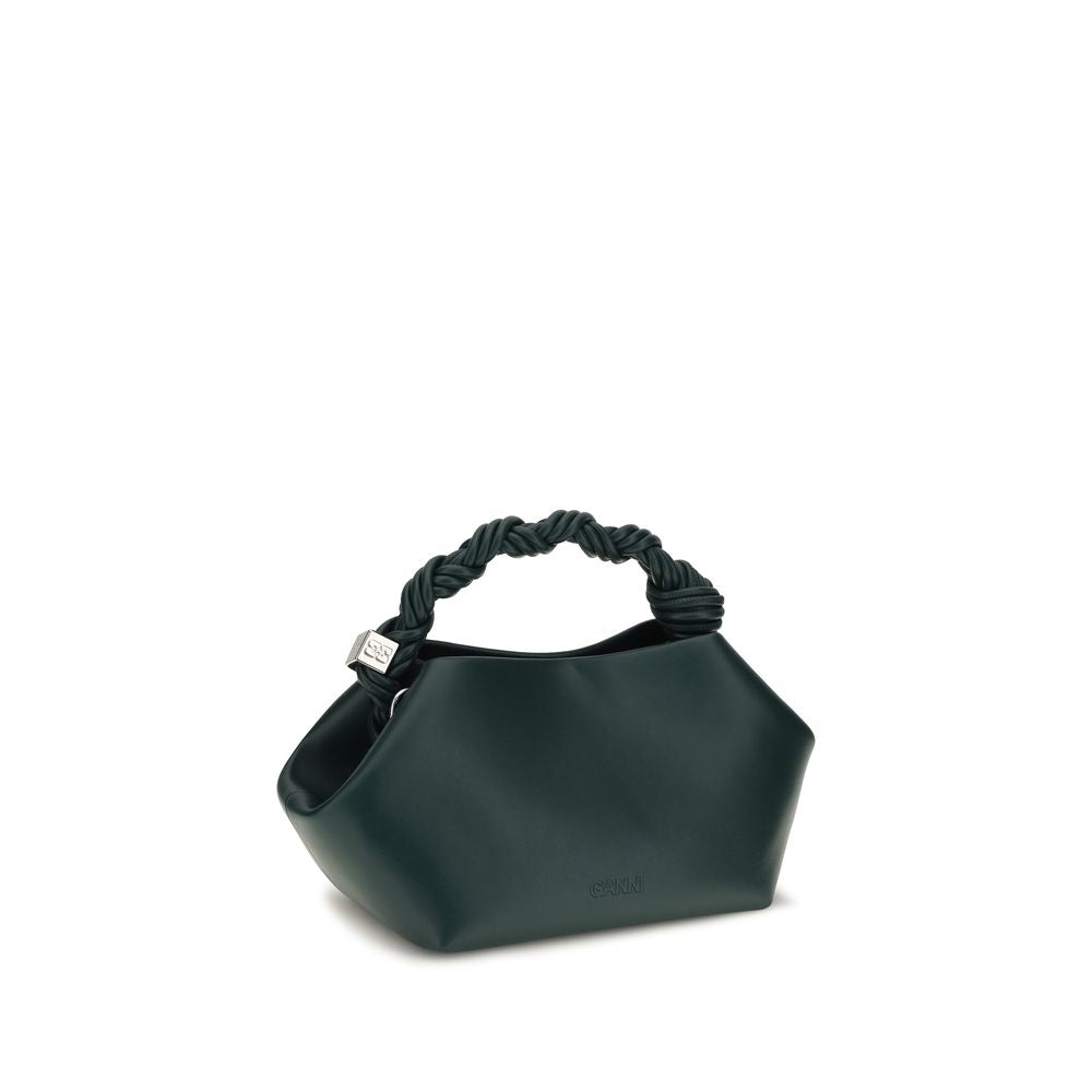 Ganni Bicolor Recycled Leather Shoulder Women's Bag