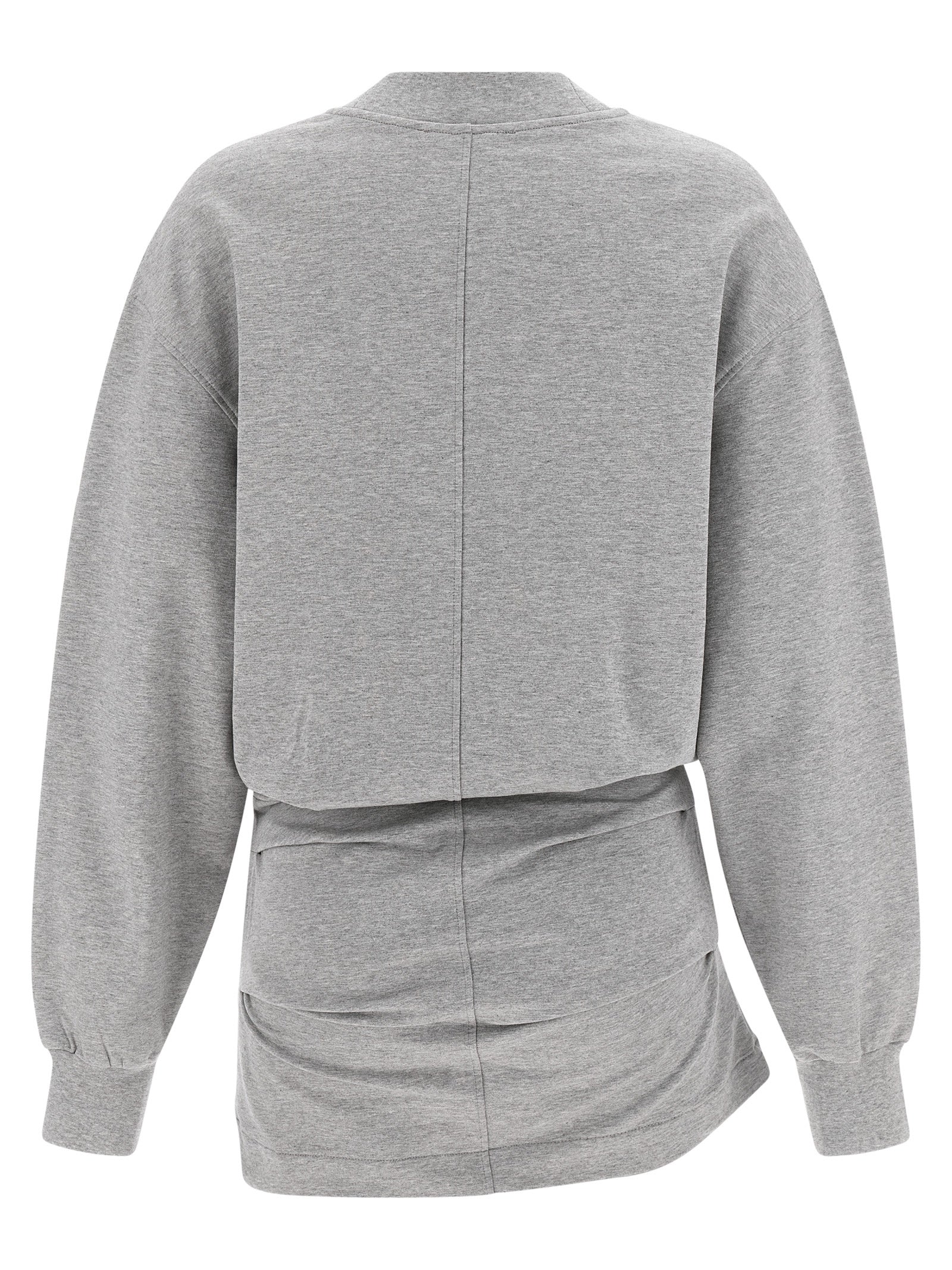 The Attico Gray Cotton Short Women's Dress