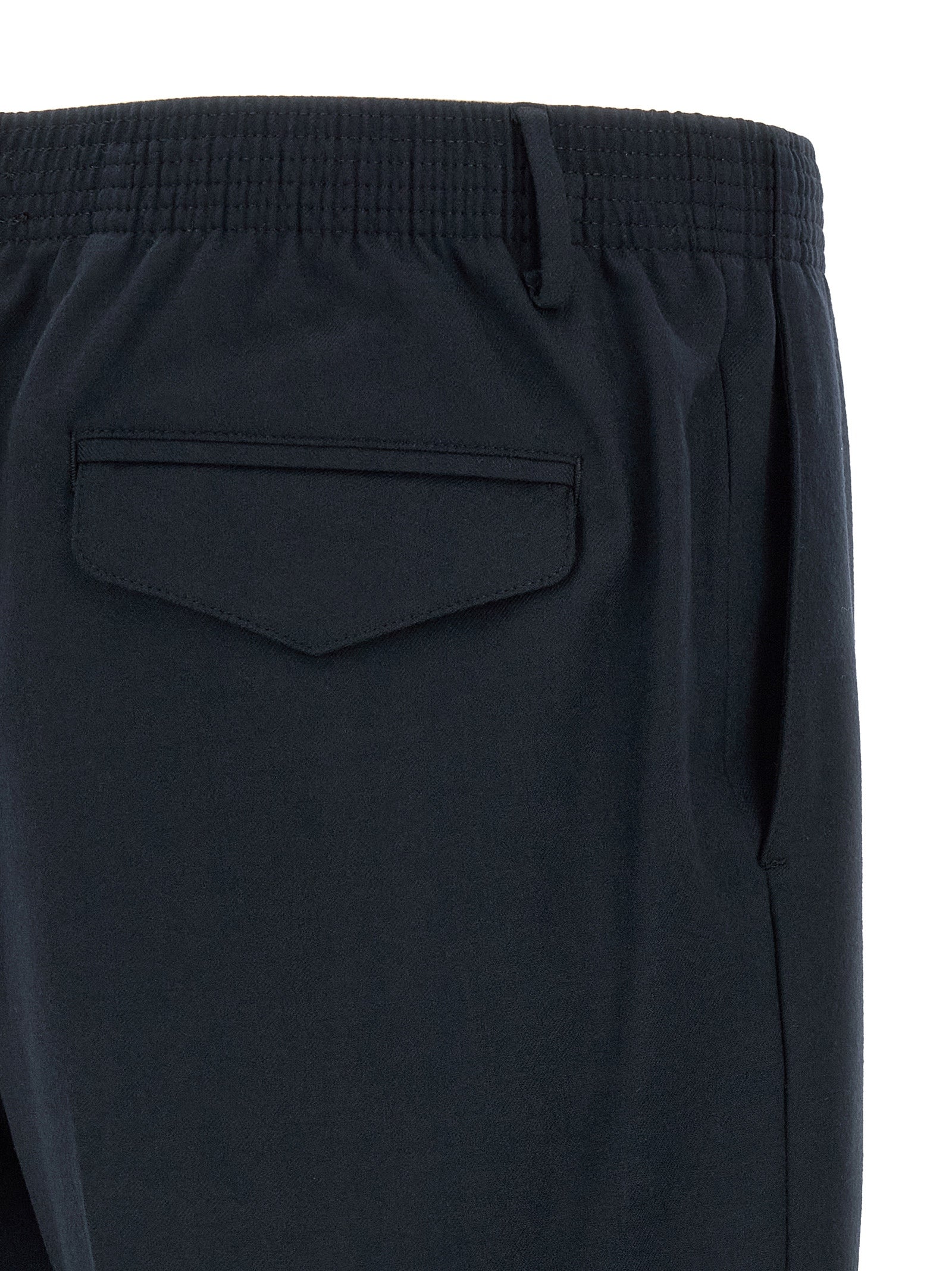CELLAR DOOR Blue Virgin Wool Cropped Men's Pants
