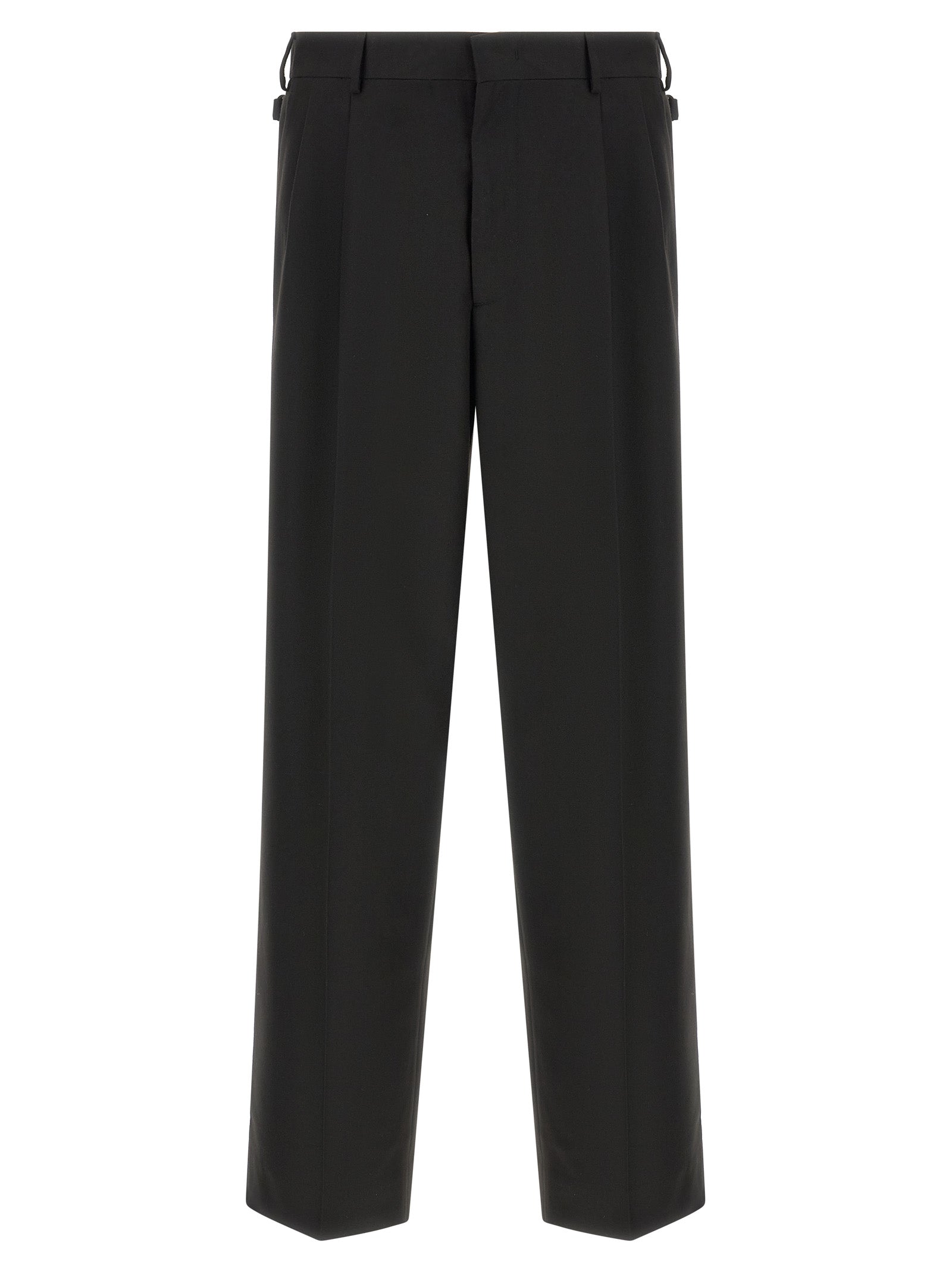 CELLAR DOOR Black Polyester Casual Men's Pants