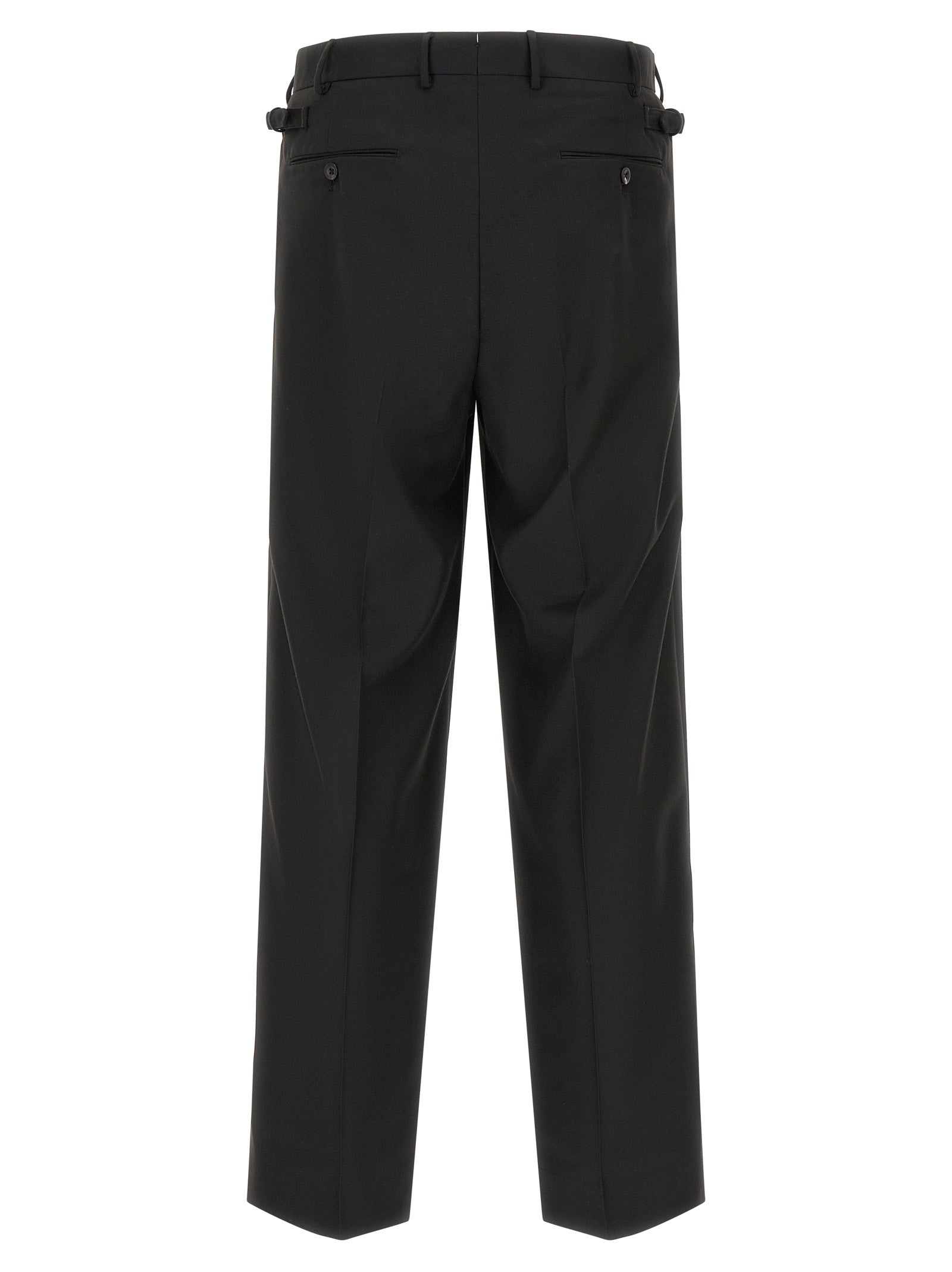 CELLAR DOOR Black Polyester Casual Men's Pants