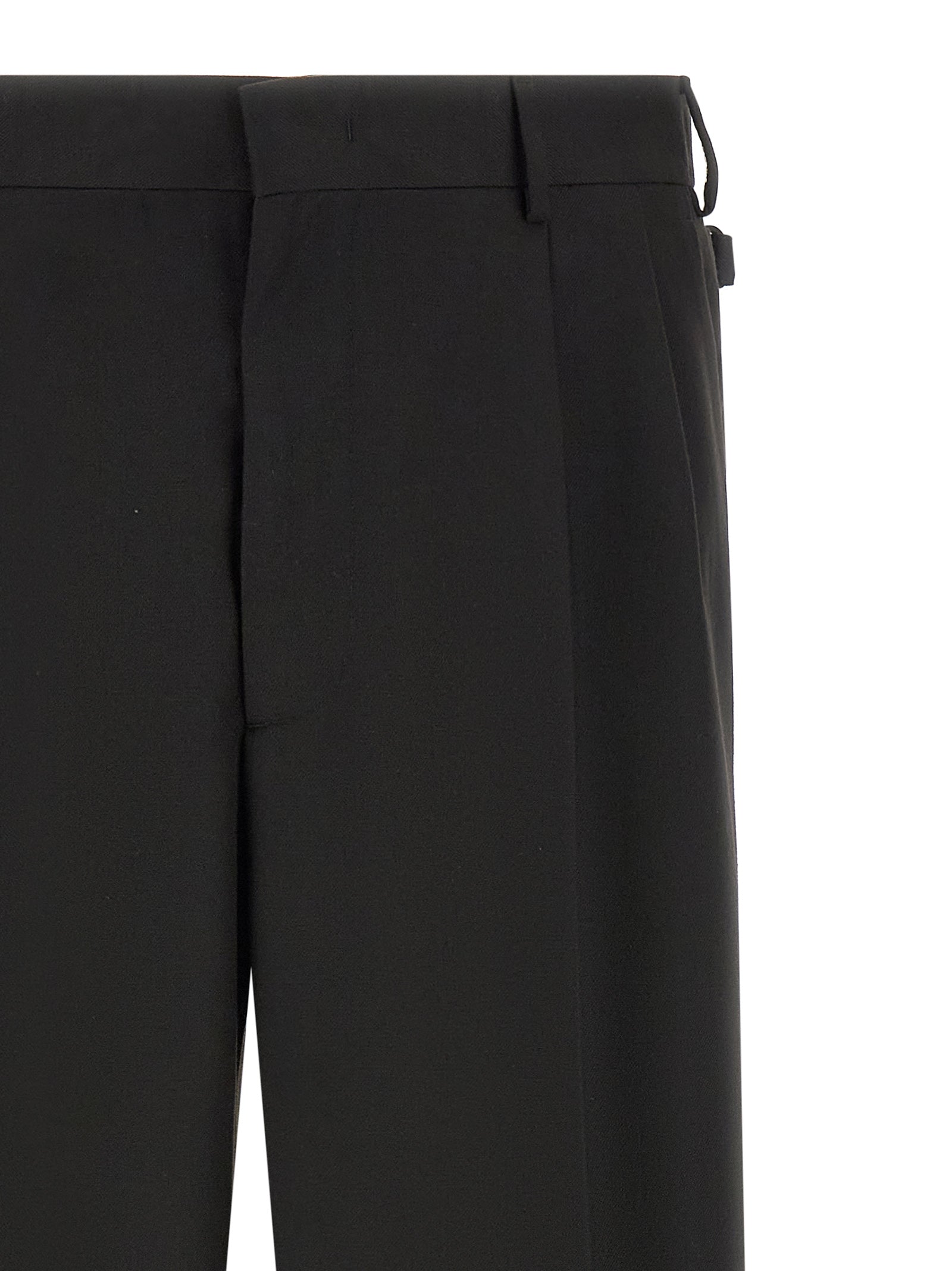 CELLAR DOOR Black Polyester Casual Men's Pants