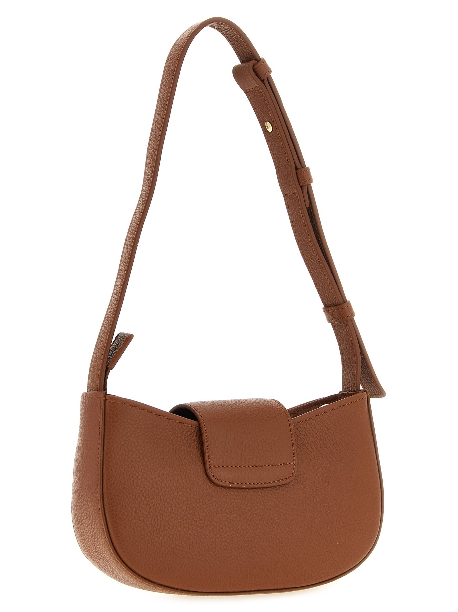 Ferragamo Brown Calfskin Shoulder Women's Bag