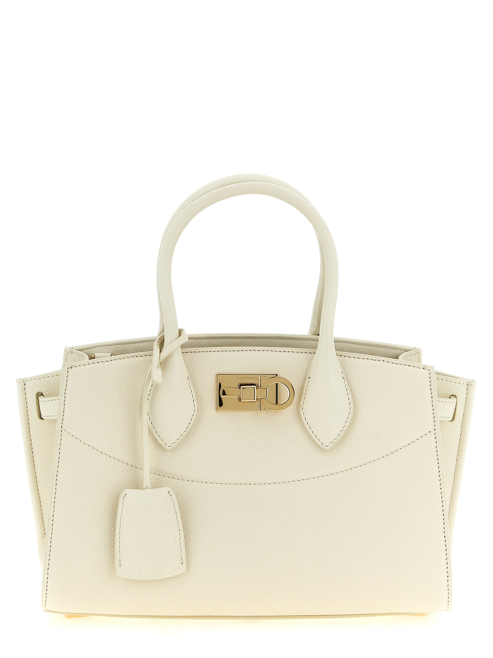 Ferragamo White Calfskin Women's Handbag