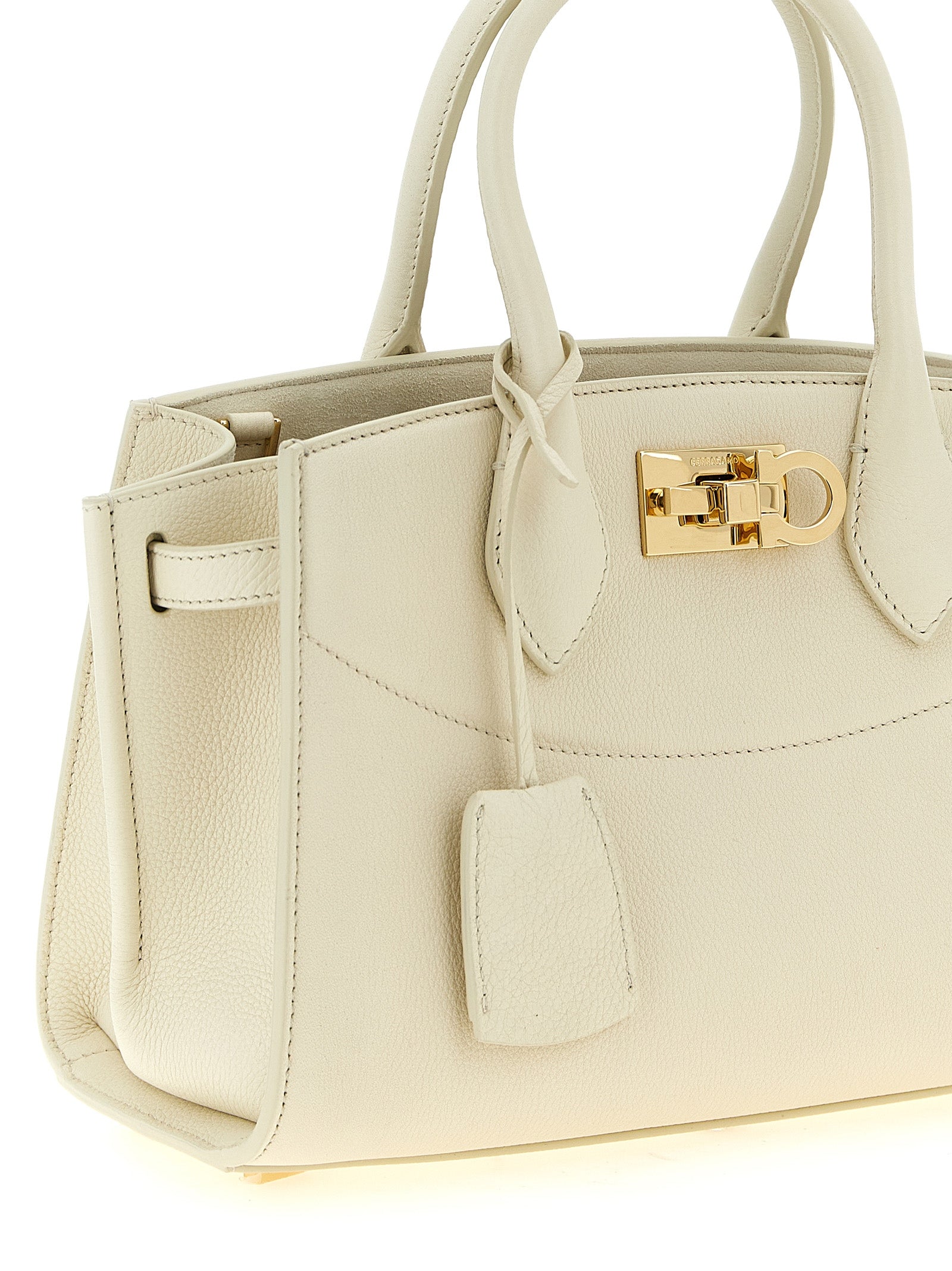 Ferragamo White Calfskin Women's Handbag